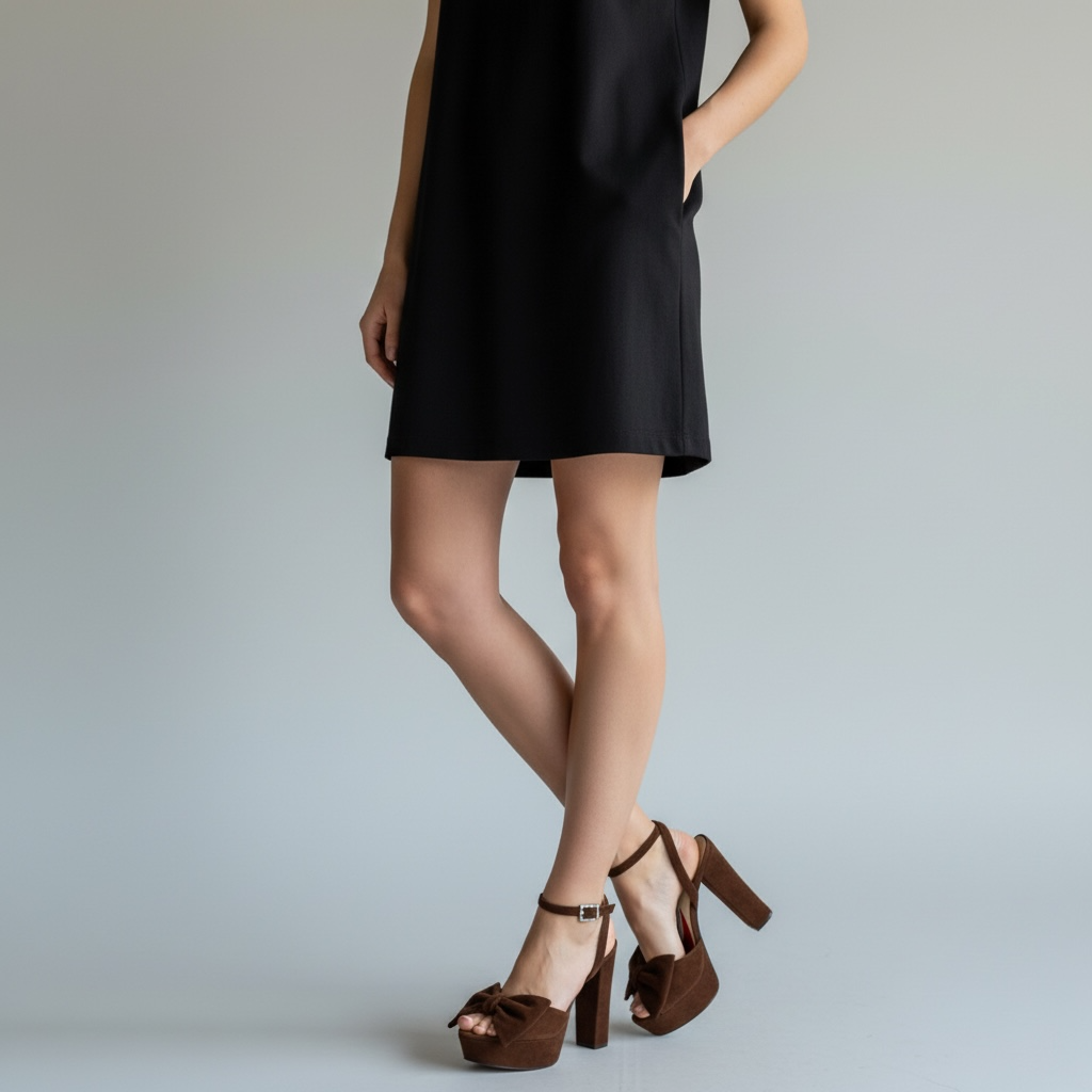 Esther - Chocolate Brown Suede