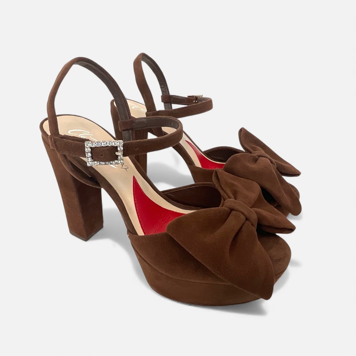Esther - Chocolate Brown Suede