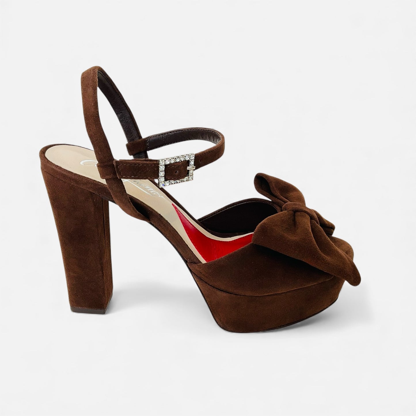 Esther - Chocolate Brown Suede
